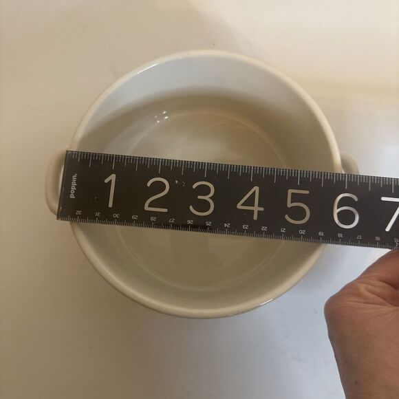 Rae Dunn Souffle Baking Dish with Handles Artisan by Magenta‎ Farmhouse Cottage - Picture 7 of 8